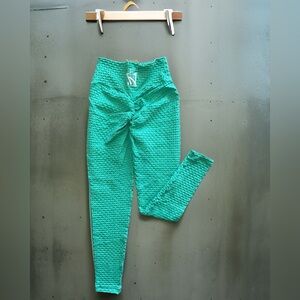 Snake Ribbed Leggings